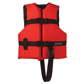 Onyx Nylon Child Life Jacket Red