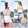 Pickleball Sling Bag For Men Women Waterproof Badminton Tennis Backpack With Wet Pocket Hidden Fence Hook Machine Washable