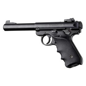 Hogue Ruger Mark IV Rubber Grip with Right Hand Thumb Rest & Finger Grooves (Black)