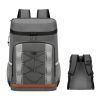 Cooler Backpack 36 Can Leakproof Insulated Cooler Backpack With 25L/6.6Gal For Picnic Camping Beach Hiking Fishing Travel