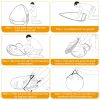 Pop Up Beach Tent Sun Shade Shelter Anti-Uv Automatic Waterproof Tent Canopy For 2/3 Man W/ Net Window Storage Bag For Outdoor Beach Camping Fishing P
