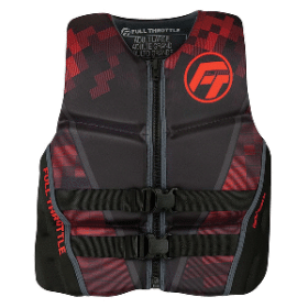 Full Throttle Men'S Rapid Dry Flex-Back Life Jacket - Small