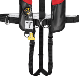 Mustang Sailing Leg Straps Black