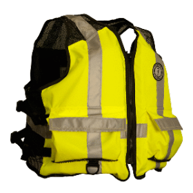 Mustang High Visibility Industrial Mesh Vest Xxl/Xxxl