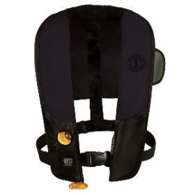 Mustang Hit Inflatable Pfd For Law Enforcement Black