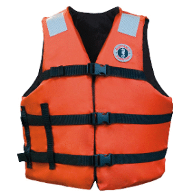 Mustang Universal Fit Flotation Vest Orange