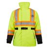 Mustang Classic Flotation Coat Large Fluorescent Yellow Green