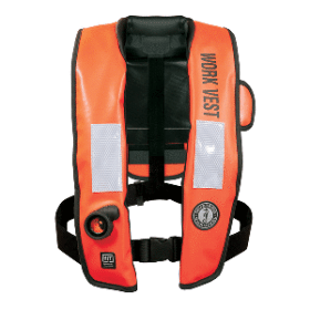 Mustang Hit Work Vest Inflatable Orange