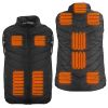 Heated Vest Electric Usb Jacket Men Women Heating Coat Thermal Body Warmer Wear With 3 Temperature Levels