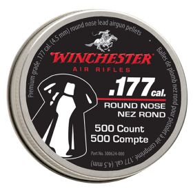 Winchester .177 Cal. Round Nose Lead Pellets (500 Count)