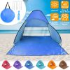 Pop Up Beach Tent Sun Shade Shelter Anti-Uv Automatic Waterproof Tent Canopy For 2/3 Man W/ Net Window Storage Bag For Outdoor Beach Camping Fishing P