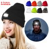 Unisex 5 Led Knitted Beanie Winter Warm Hat Camping Jogging Running Cap Headlamp
