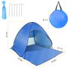 Pop Up Beach Tent Sun Shade Shelter Anti-Uv Automatic Waterproof Tent Canopy For 2/3 Man W/ Net Window Storage Bag For Outdoor Beach Camping Fishing P