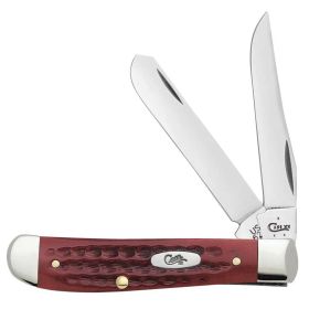 CASE Pocket Worn Old Red Bone Corn Cob Jig Mini Trapper