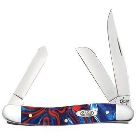 Case Knives Patriotic Kirinite Medium Stockman Folding Pocket Knife