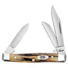 Case Knives Genuine Stag - Small Stockman Folding Pocket Knife (5333 SS)