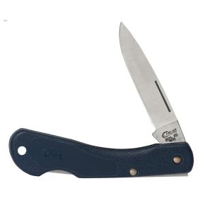 Case Knives 3-1/8" Lightweight Blue Synthetic - Folding Smooth Mini Blackhorn