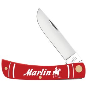 Case Marlin - Smooth Red Synthetic Sod Buster Jr