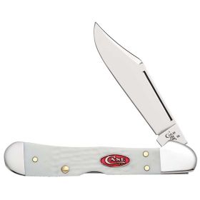 Case Knives SparXX Standard Jig White Synthetic Mini CopperLock Folding Pocket Knife