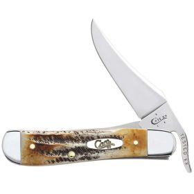 Case Knives 6.5 BoneStag RussLock Folding Pocket Knife