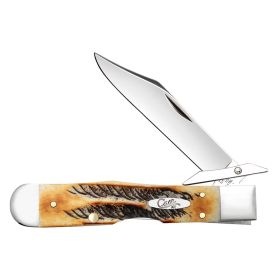 Case Knives 6.5 BoneStag Cheetah Cub Pocket Knife