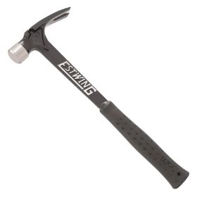 Estwing 19 oz. Ultra Sleek Profile Milled Face Hammer â€“ Black Shock Reduction Grip