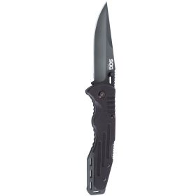 SOG Salute Clip Point Folding Knife with G10 Grips