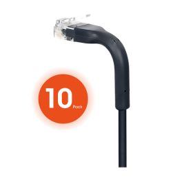 10PK 7FT CT6 FB PCBL BLK