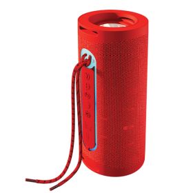 BT SPEAKER W/FLSHLT RED