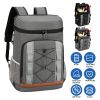Cooler Backpack 36 Can Leakproof Insulated Cooler Backpack With 25L/6.6Gal For Picnic Camping Beach Hiking Fishing Travel
