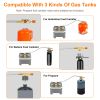 12000W Portable Camping Stove With Cassette Adapter Windproof Outdoor Backpacking Burner With Carrying Case Igniter For Outdoor Hiking Camping Picnic
