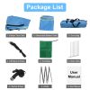 Beach Tent Outdoor Waterproof Tent Canopy For 4-6 Person With 3 Door Openings Carrying Bag Upf50+ Easy Setup For Beach Picnic Camping Hiking Adventure