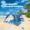Beach Tent Outdoor Waterproof Tent Canopy For 4-6 Person With 3 Door Openings Carrying Bag Upf50+ Easy Setup For Beach Picnic Camping Hiking Adventure