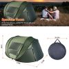 5-8 Person Pop Up Tent Automatic Setup Camping Tent Waterproof Instant Setup Tent With 4 Mosquito Net Windows Carrying Bag For Hiking Climbing Adventu