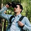 Portable Zoom Binoculars With Fmc Lens Low Light Night Vision For Bird Watching Hunting Sports Events Concerts Adults Kids