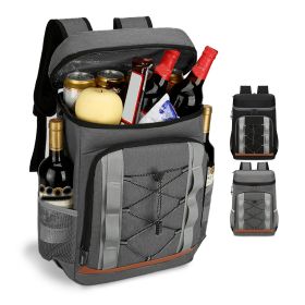 Cooler Backpack 36 Can Leakproof Insulated Cooler Backpack With 25L/6.6Gal For Picnic Camping Beach Hiking Fishing Travel