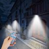 Solar Powered Wall Lights Outdoor 120Led Beads Motion Sensor Lamp Ip65 Waterproof 3 Modes Sensor Light W/ Remote Control For Street Front Door Deck
