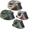 5-8 Person Pop Up Tent Automatic Setup Camping Tent Waterproof Instant Setup Tent With 4 Mosquito Net Windows Carrying Bag For Hiking Climbing Adventu