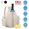 Pickleball Sling Bag For Men Women Waterproof Badminton Tennis Backpack With Wet Pocket Hidden Fence Hook Machine Washable