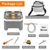 12000W Portable Camping Stove With Cassette Adapter Windproof Outdoor Backpacking Burner With Carrying Case Igniter For Outdoor Hiking Camping Picnic