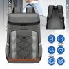 Cooler Backpack 36 Can Leakproof Insulated Cooler Backpack With 25L/6.6Gal For Picnic Camping Beach Hiking Fishing Travel
