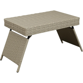 Portable Folding Wicker Table (Option: 1Pcs)