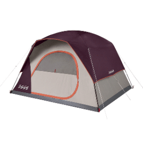 Coleman 6 Person Skydome Camping Tent (Color: Blackberry)