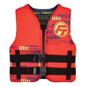Full Throttle Youth Rapid Dry Life Jacket (Option: Red 110278)
