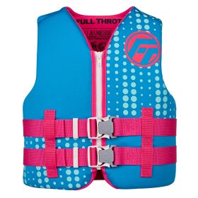 Full Throttle Youth Rapid Dry Life Jacket (Option: Aqua 113810)