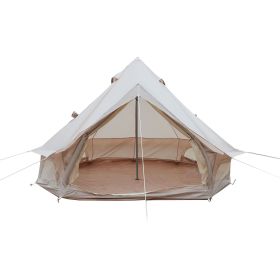9.8FT Oxford Bell Tent for Family Camping Spacious Yurt Tent with Stove Jack, 4 Season Glamping Shelter, Waterproof Oxford Hot Tent for 3-4 People (Option: 9.8FTOLFC0001)