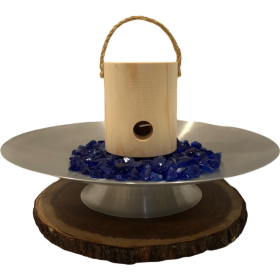 Tabletop Fire Pit (Color: Blue Lava Rock)