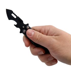 5.75" Butterfly Knife with Bottle Opener (Color: Silver)