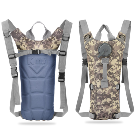 iMounTEK Tactical Hydration Pack 3L Water Bladder (Color: Jungle)