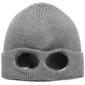 Unisex Knit Beanie Hat (Color: Grey)